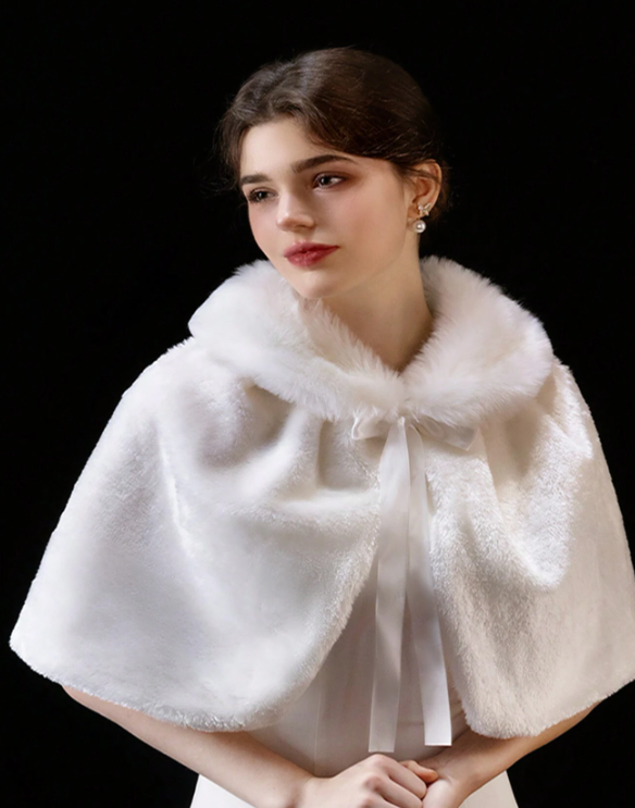 Bridal Fluffy Shawl