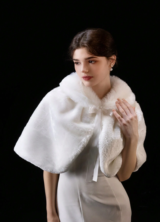 Bridal Fluffy Shawl