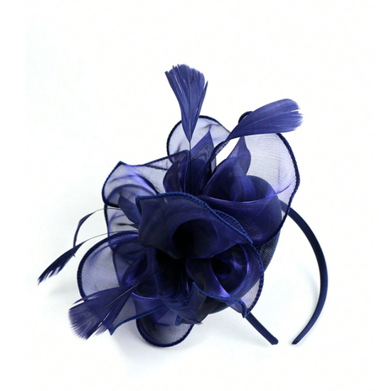 Weddings & Masquerade Balls Fascinator Hat Navy