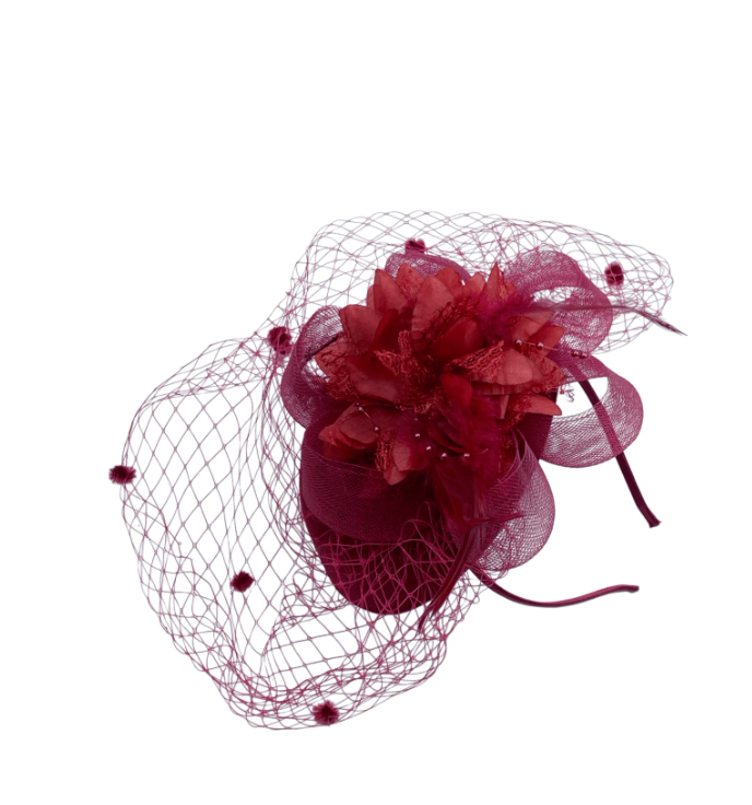 20s 50s Hat Pillbox Fascinator