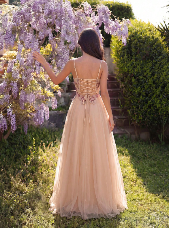 Elegant Spaghetti Strap Sequin Dress