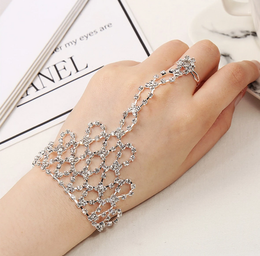 Bridal Jewelry Hand Chain Bracelet