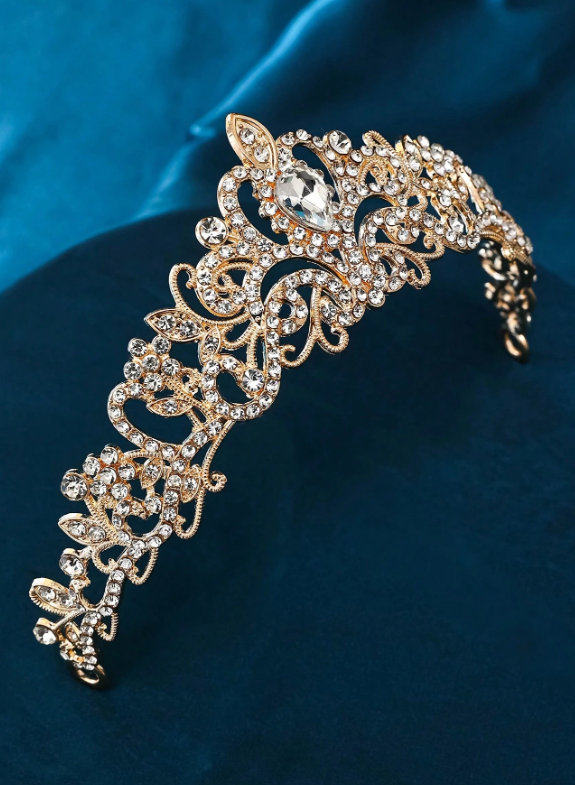 Fashionable Bride Crown Gold