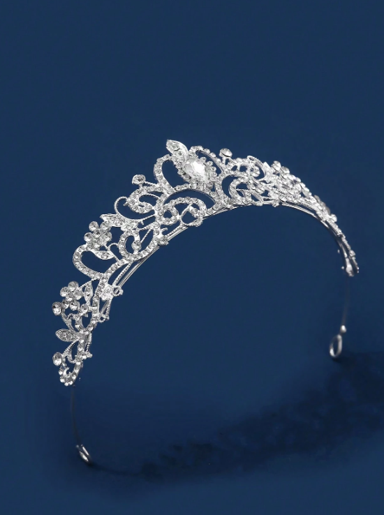 European Style Alloy Rhinestone Bride Tiara