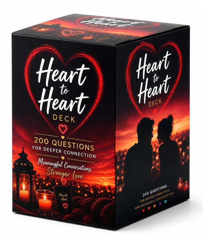Heart To Heart Deck Couples Conversation Card Game 200