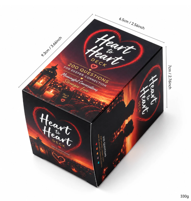 Heart To Heart Deck Couples Conversation Card Game 200