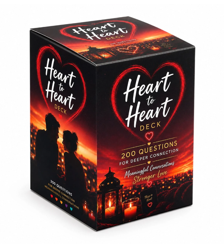 Heart To Heart Deck Couples Conversation Card Game 200