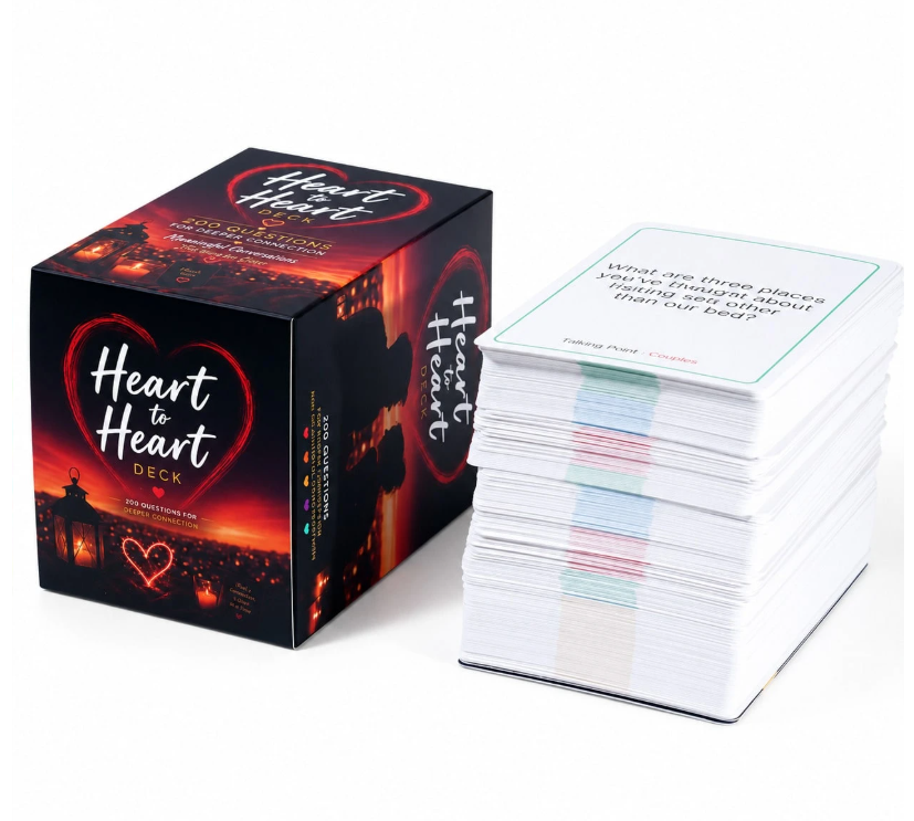 Heart To Heart Deck Couples Conversation Card Game 200