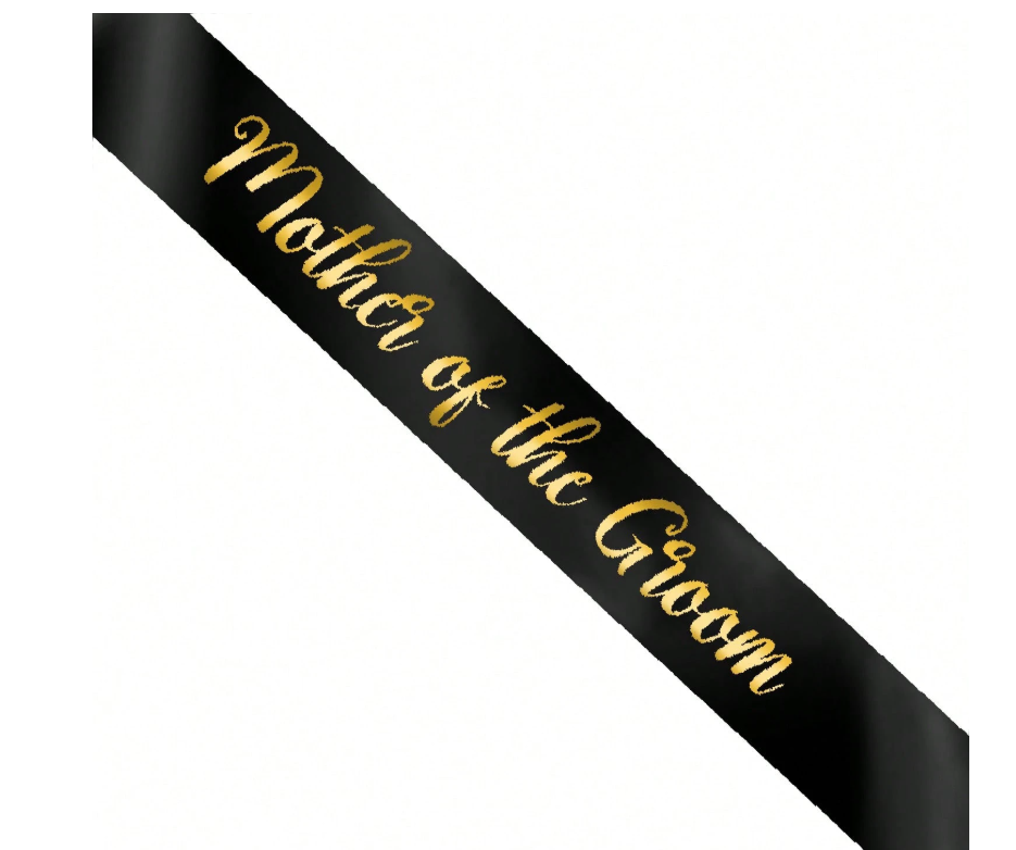 Mother Of The Groom and Mother of The Bride Sashes