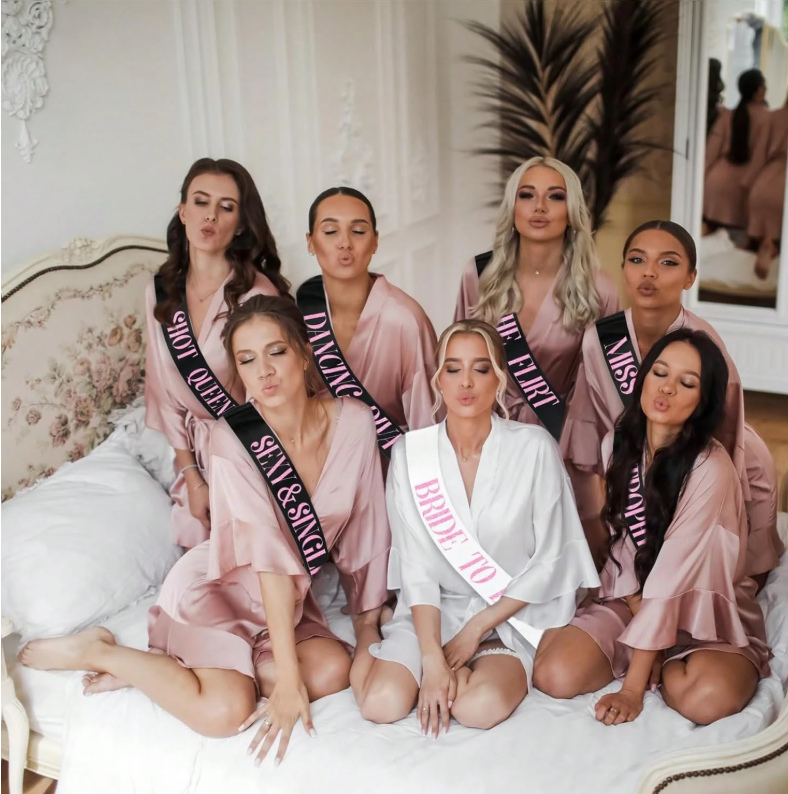 12pc Set - Bachelorette Party Sash