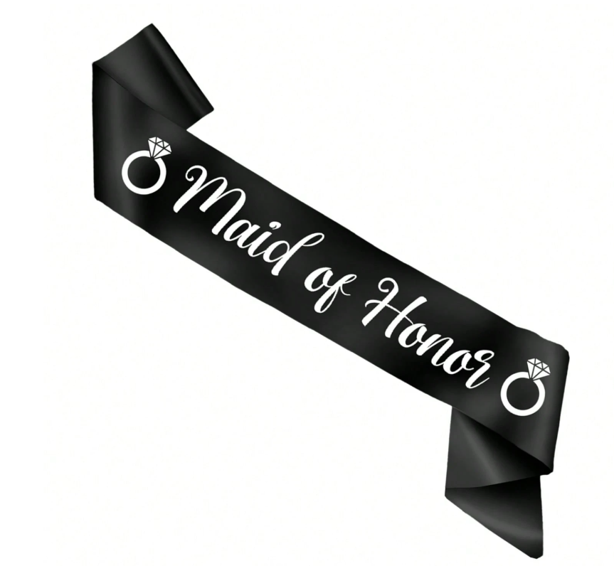 Maid of Honor Graphic Sash