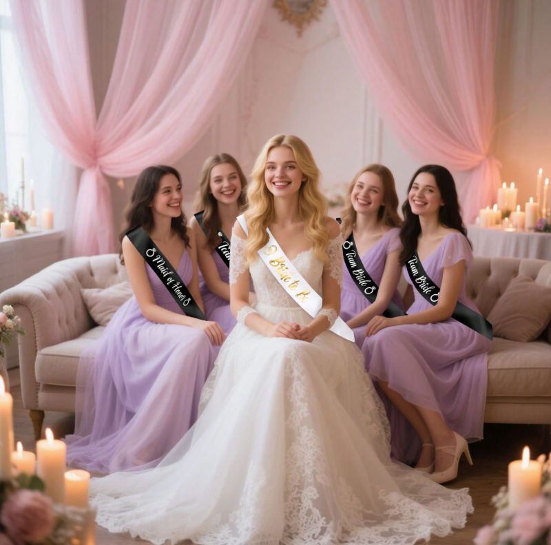 Maid of Honor Graphic Sash