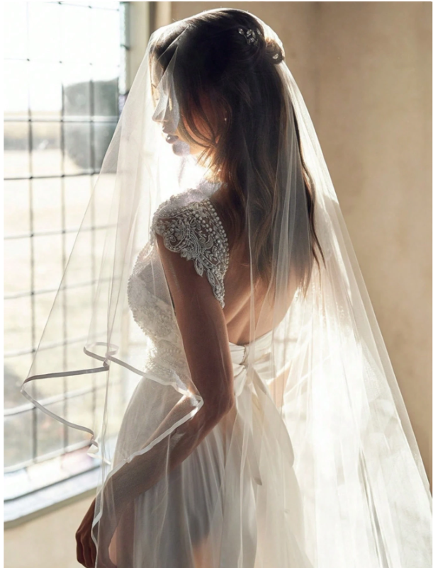 Piping Trim Bridal Veil