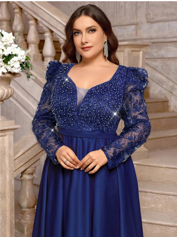 Embroidered Sequins & Rhinestones Mixed Dresses