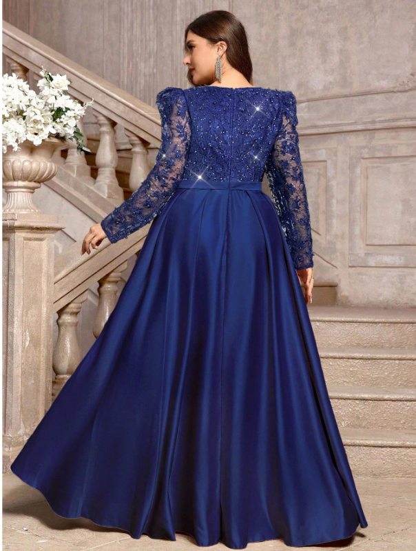 Embroidered Sequins & Rhinestones Mixed Dresses