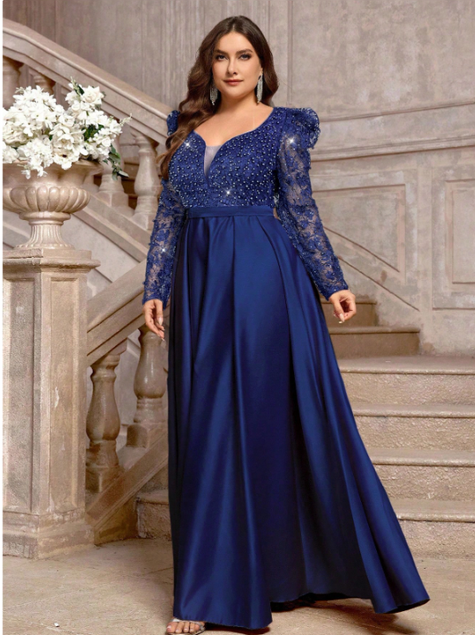 Embroidered Sequins & Rhinestones Mixed Dresses