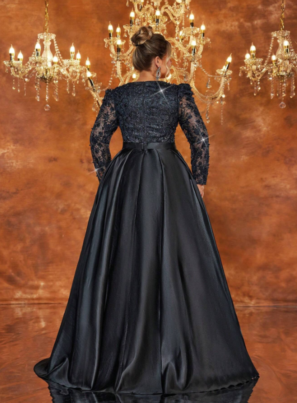 Embroidered Sequins & Rhinestones Mixed Dresses