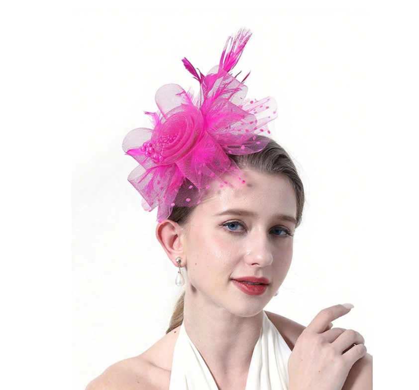 Hot Pink Fascinator
