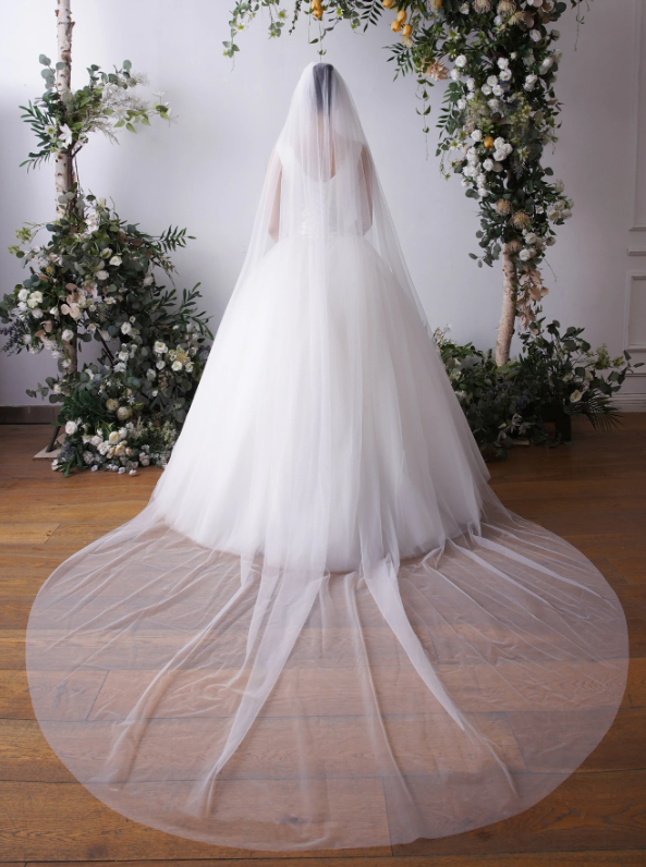 3m*3m  Minimalist Design Veil White