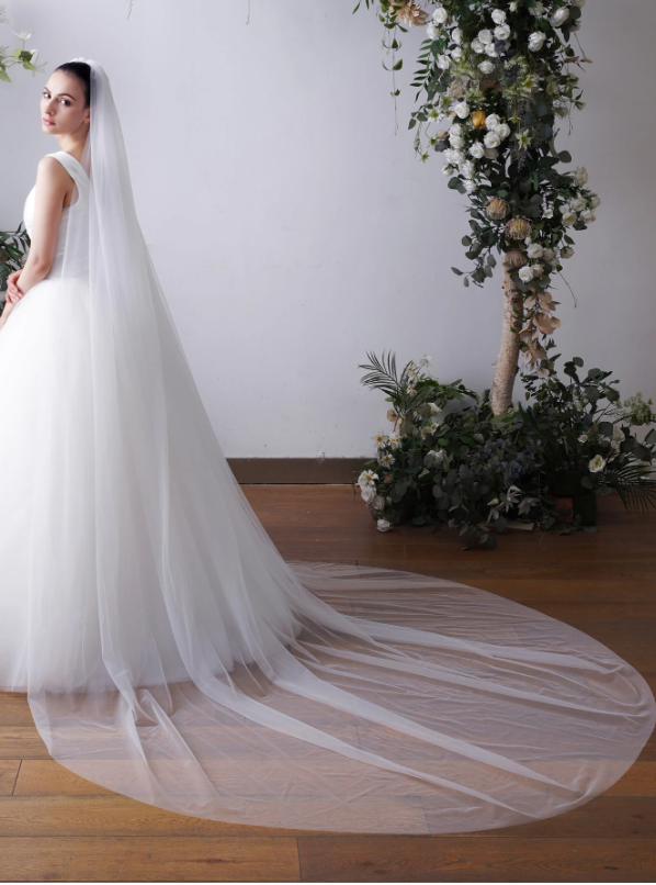 3m*3m  Minimalist Design Veil White