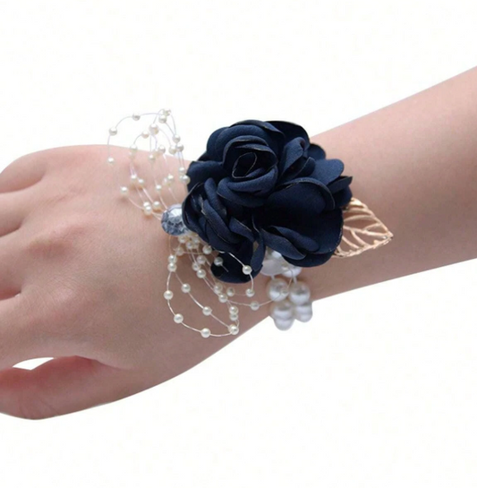 Bridesmaids Corsage Navy