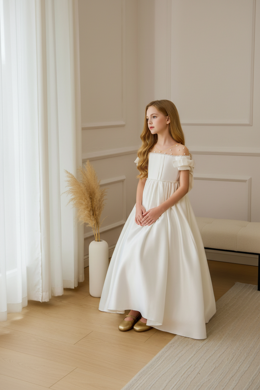 Junior Bridesmaids Princess Dress