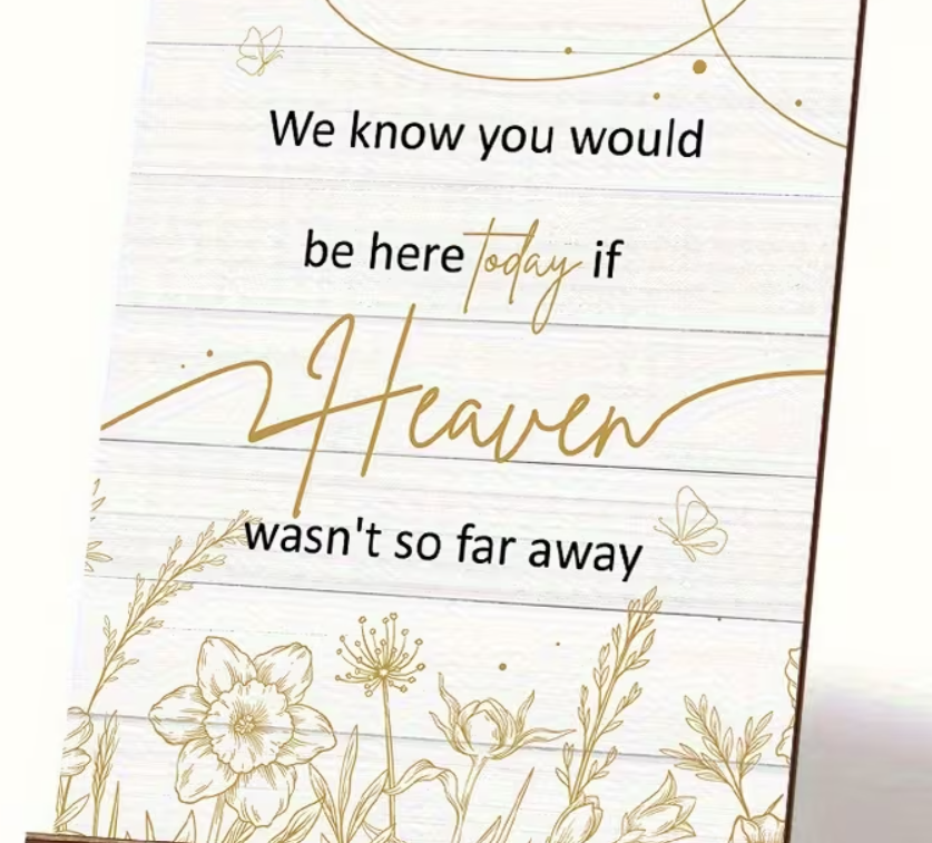 In Loving Memory Wedding Sign