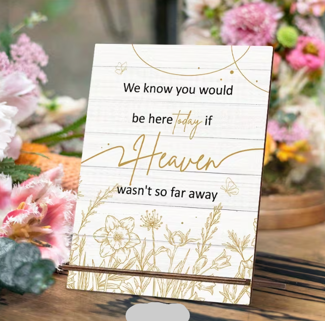 In Loving Memory Wedding Sign