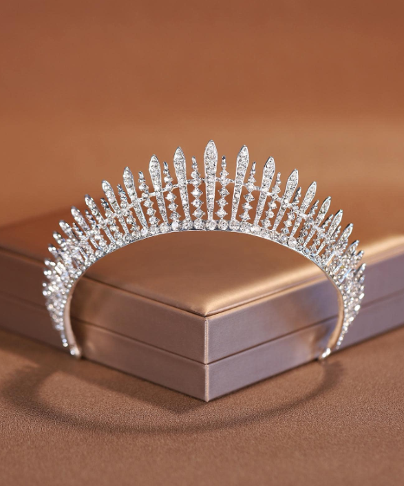 Alloy Crown With Rhinestones
