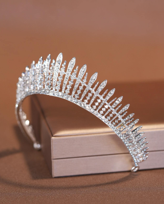 Alloy Crown With Rhinestones