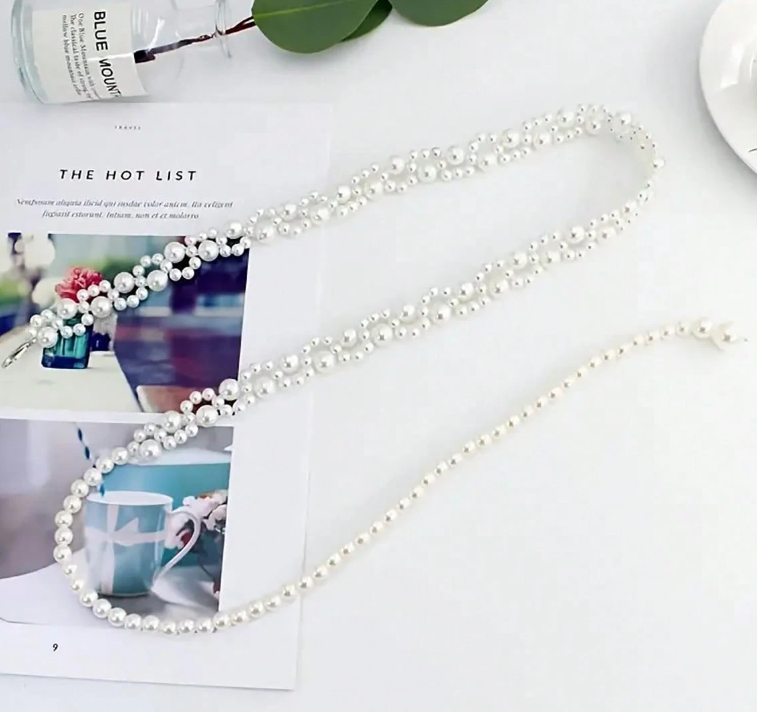 Faux Pearl Decorative Belt