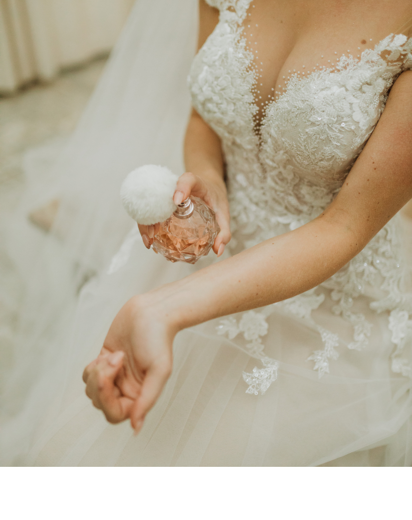 Elodie | Romantic Blush A-Line Wedding Dress