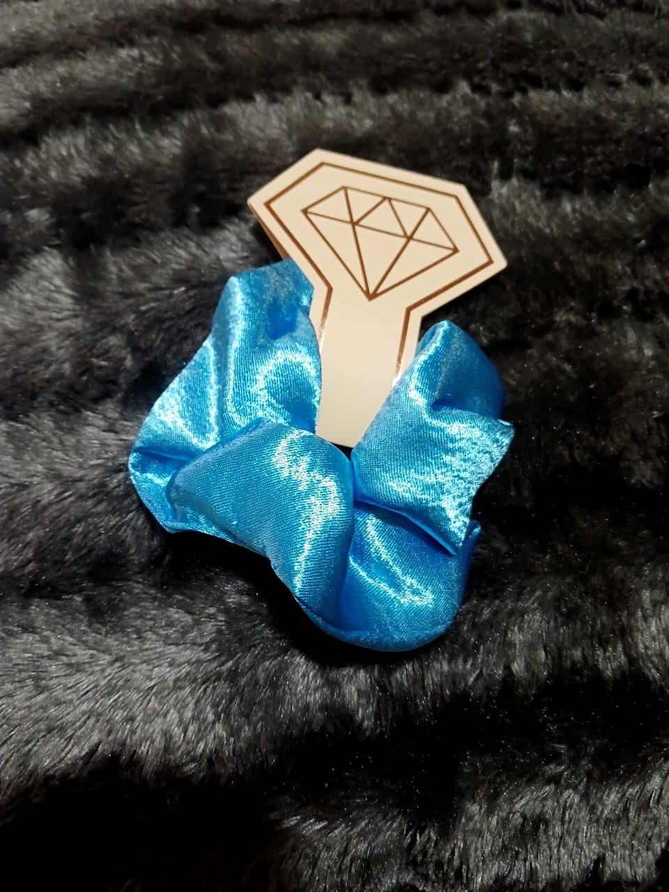 Sapphire Blue Scrunchies for your bridal girls