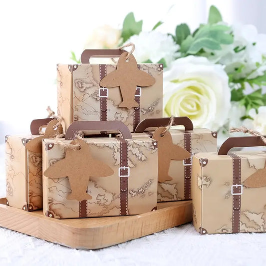50 Mini Suitcase Candy Boxes