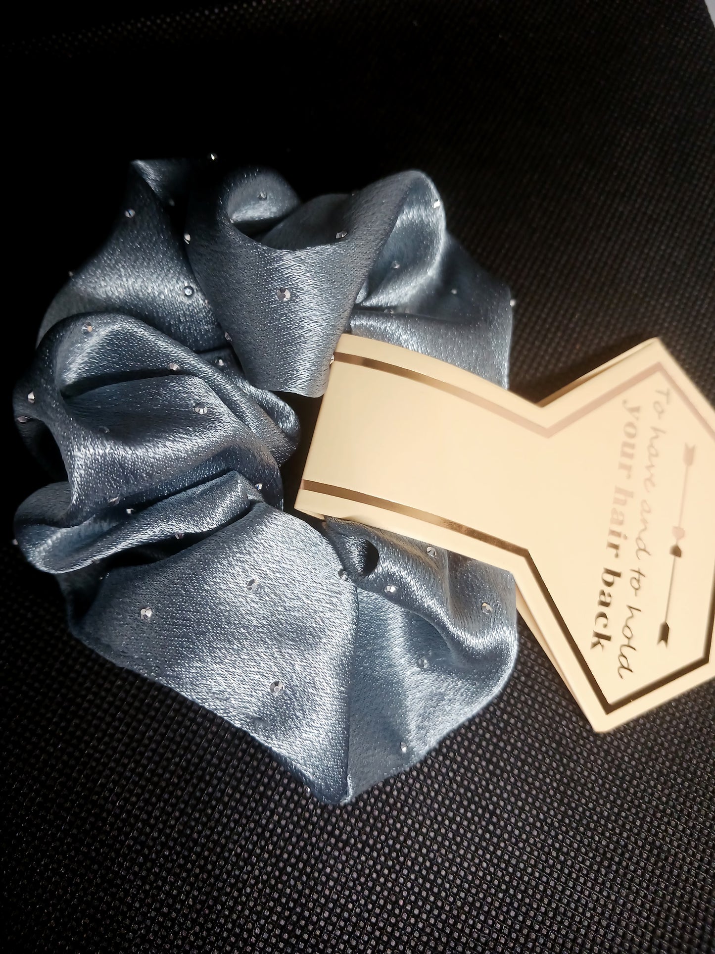 Dusty Blue Bridesmaid Scrunchie