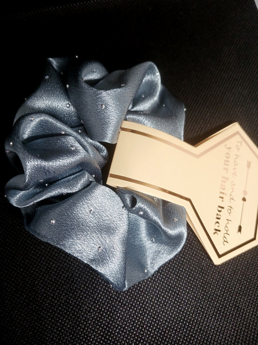 Dusty Blue Bridesmaid Scrunchie