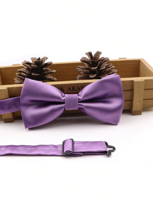 Men's Solid Color Bow Tie For Weddings