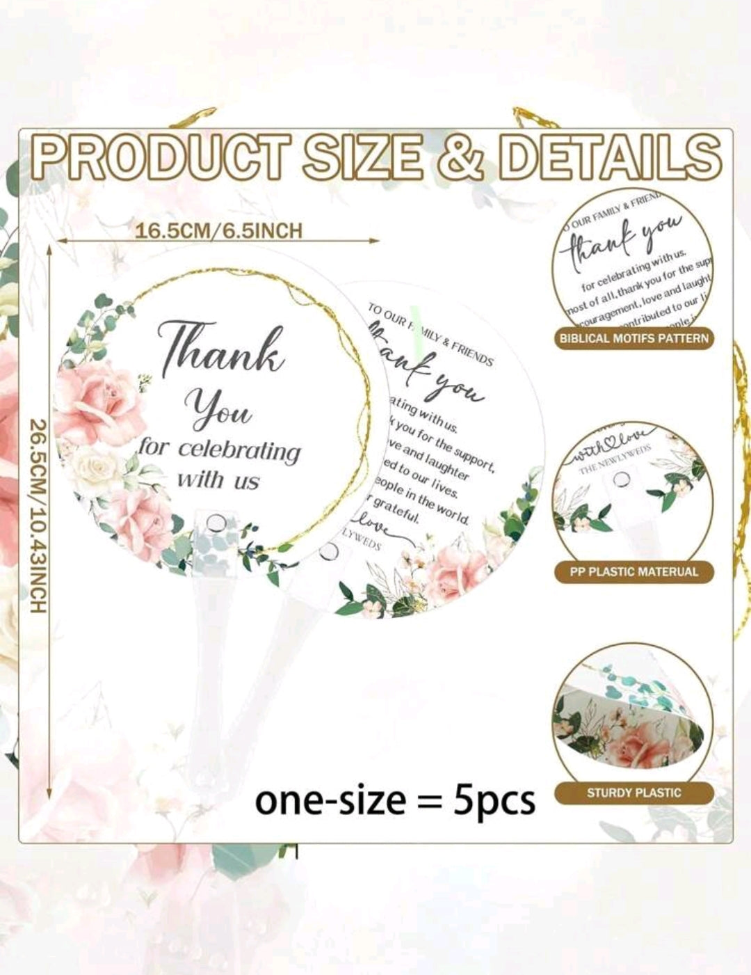 Wedding Hand Fans