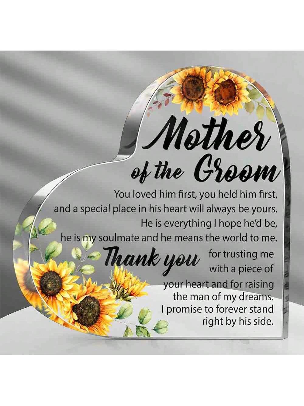 Mother of Groom plaque