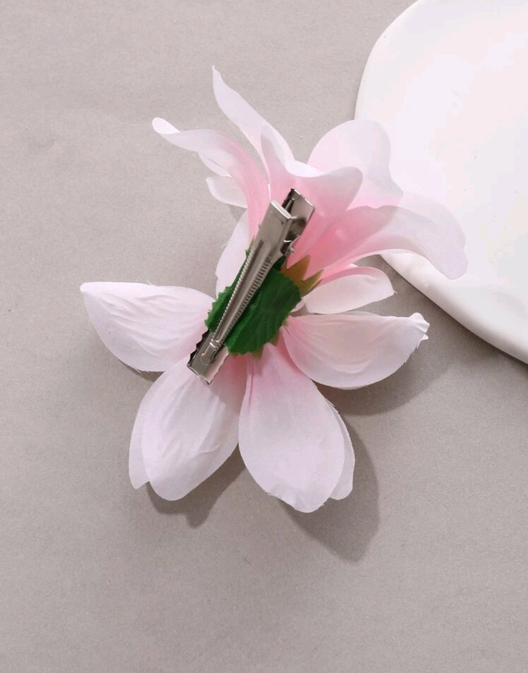 Flower Decor Hair Clip Boho Style