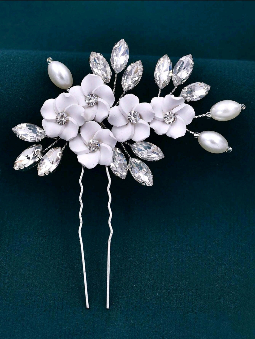 Handmade Pearl Bridal Hair Comb