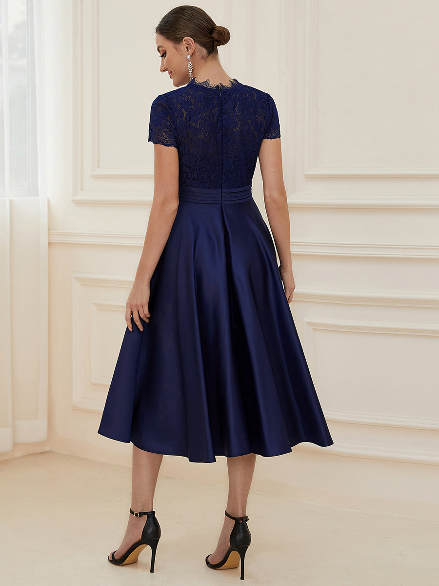 Elegant V-Neck Prom Evening Cocktail Dresses