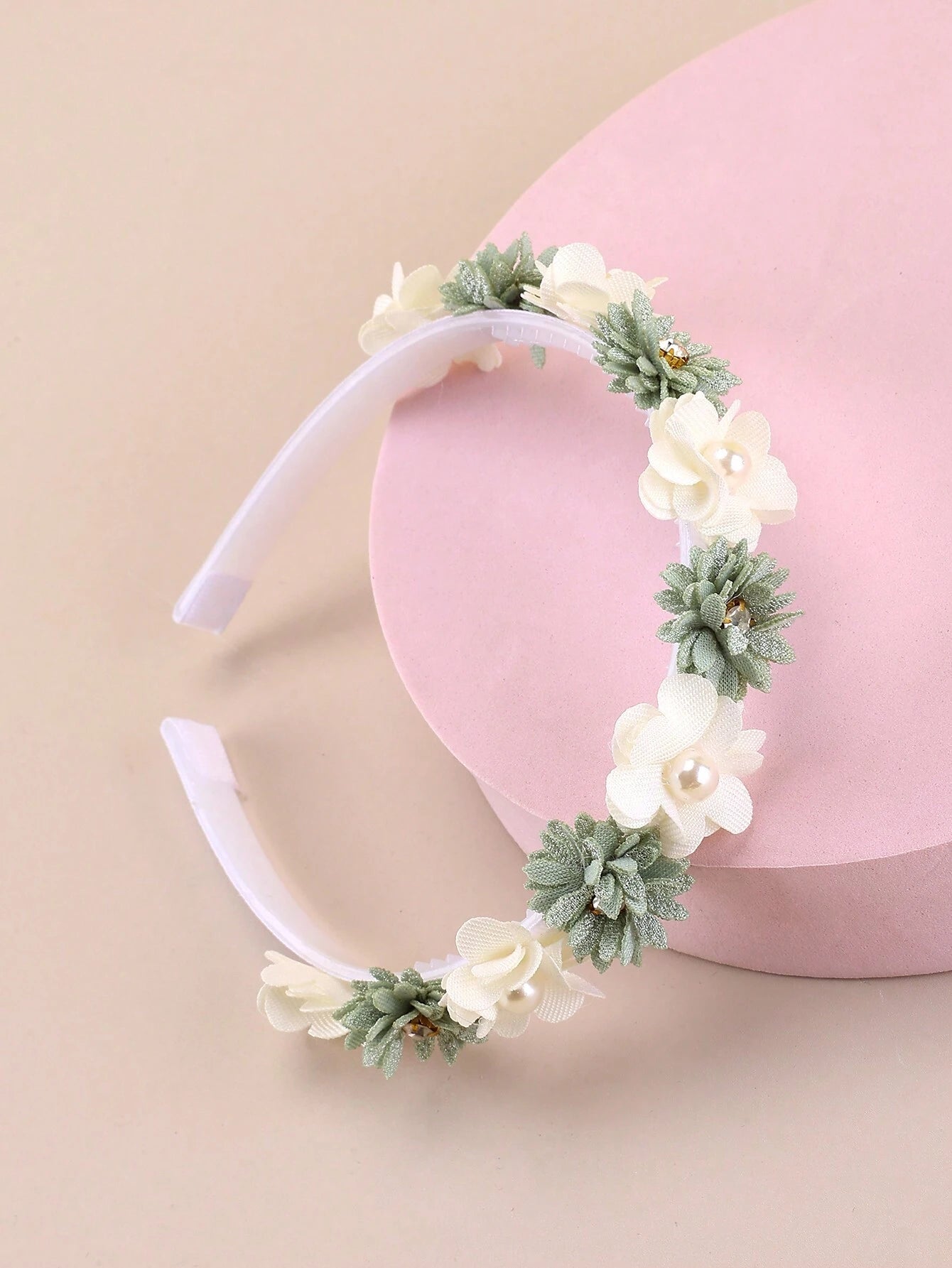 Girls' Flower Girl Headband Green