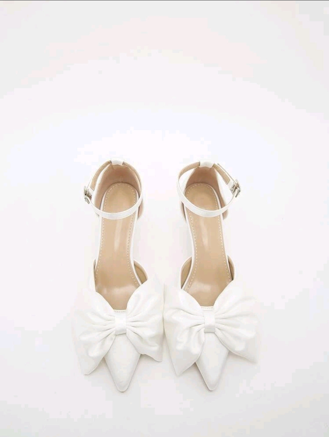 Bow Decor Point Toe Stiletto