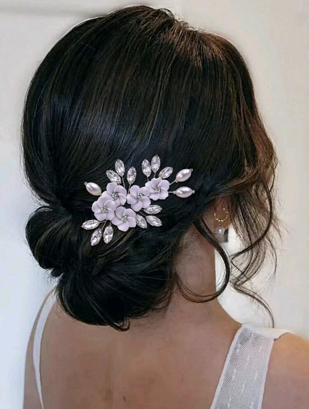 Handmade Pearl Bridal Hair Comb