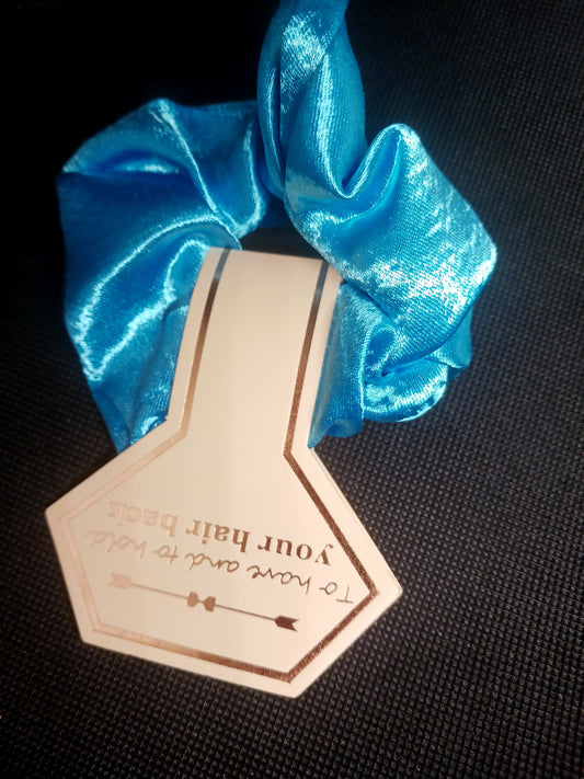 Sapphire Blue Scrunchies for your bridal girls
