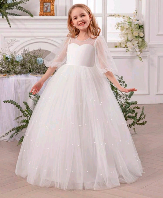Bowknot Party Tulle Princess Dress