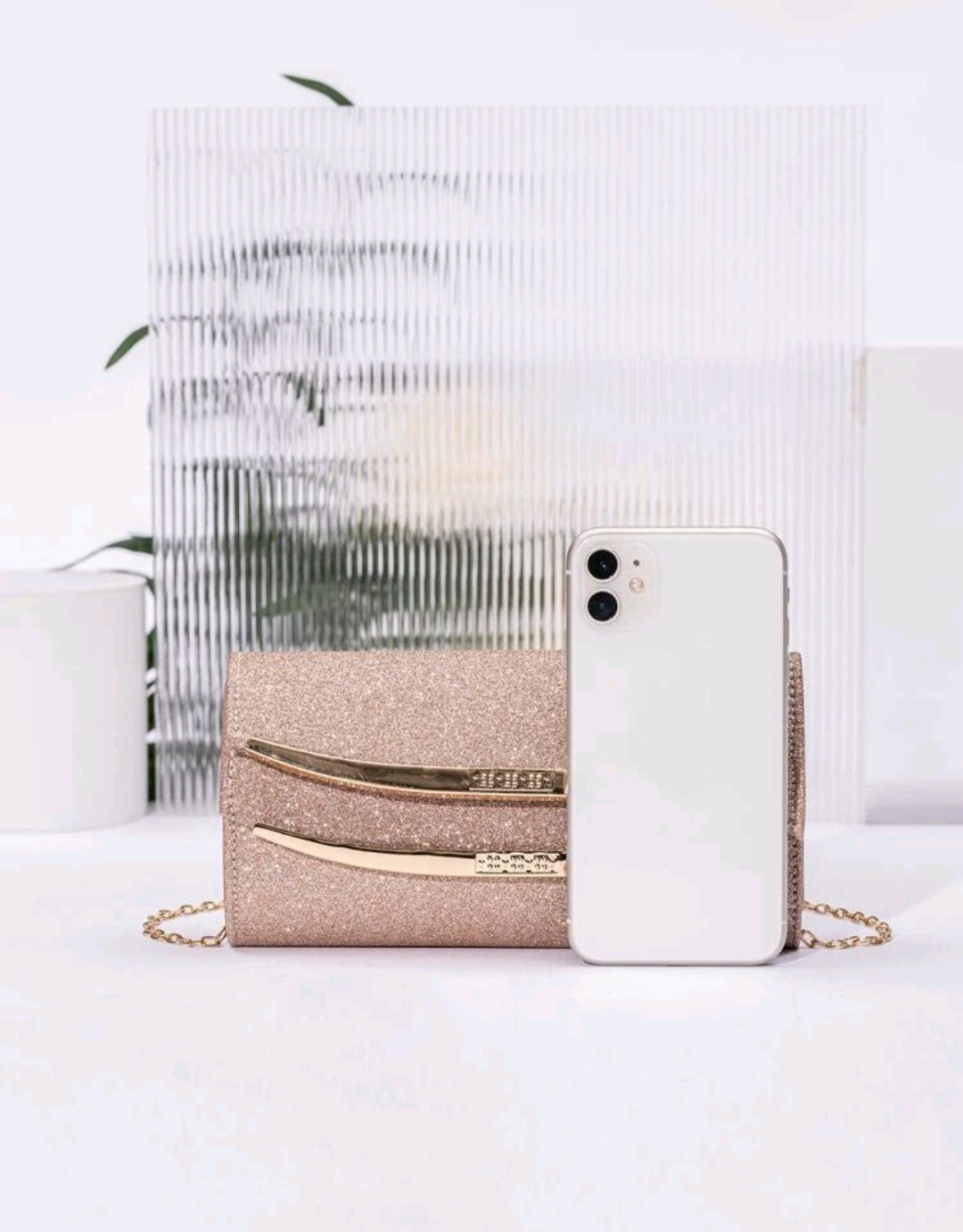 Glitter Square Bag, Perfect Bride Purse