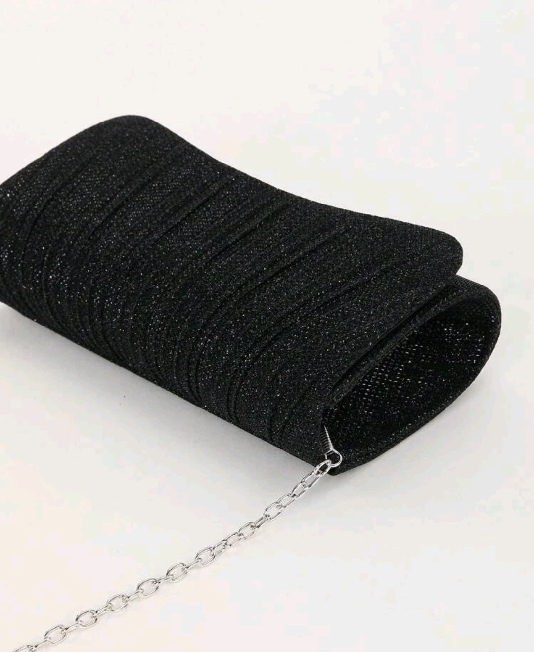 Mini Envelope Bag Glamorous Pleated Detail Flap Chain Glitter
