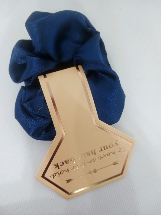 Navy  Bridesmaid Scrunchie